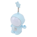 Astronaut Night Light 3W 5V LED Lamp USB Charging Pencil Sharpener Home Decoration Blue