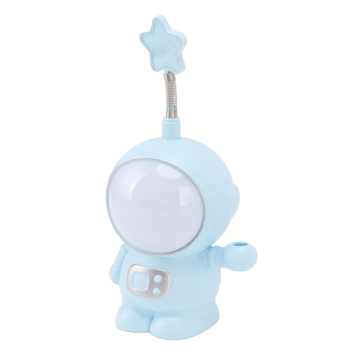 Astronaut Night Light 3W 5V LED Lamp USB Charging Pencil Sharpener Home Decoration Blue