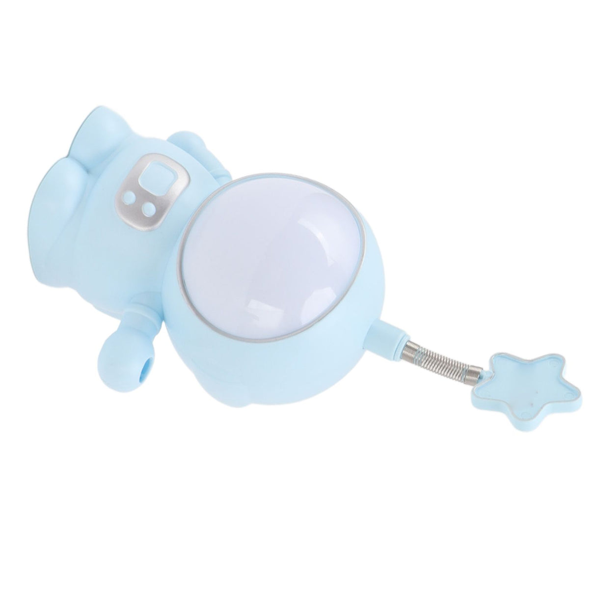 Astronaut Night Light 3W 5V LED Lamp USB Charging Pencil Sharpener Home Decoration Blue
