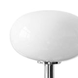 Bedside Table Lamp Iron Base Cute Shape Simple Modern Elegant Nightstand Lamp for Home Button Switch White - Extra Image
