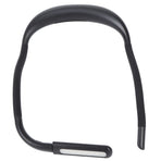 Neck Reading Light Color Brightness Adjustable Flexible Hands Free LED Book Light for Camping Repairing Black