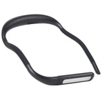 Neck Reading Light Color Brightness Adjustable Flexible Hands Free LED Book Light for Camping Repairing Black