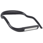 Neck Reading Light Color Brightness Adjustable Flexible Hands Free LED Book Light for Camping Repairing Black