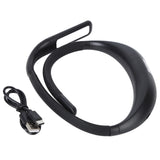 Neck Reading Light Color Brightness Adjustable Flexible Hands Free LED Book Light for Camping Repairing Black - Close-Up Angle