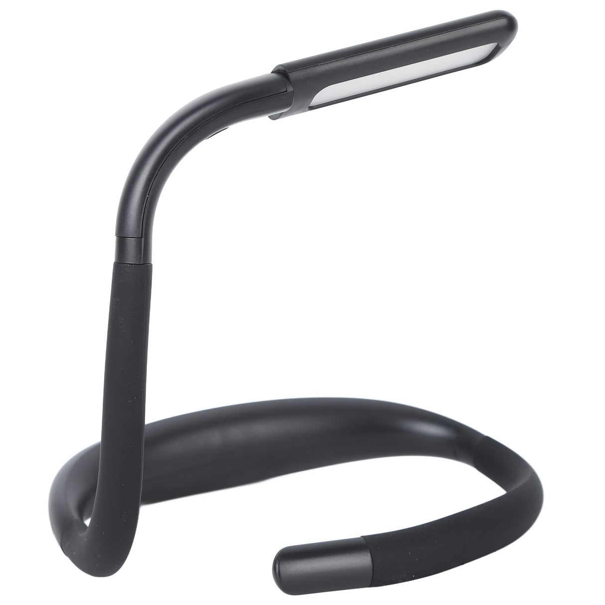 Neck Reading Light Color Brightness Adjustable Flexible Hands Free LED Book Light for Camping Repairing Black