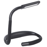 Neck Reading Light Color Brightness Adjustable Flexible Hands Free LED Book Light for Camping Repairing Black - Extra Image