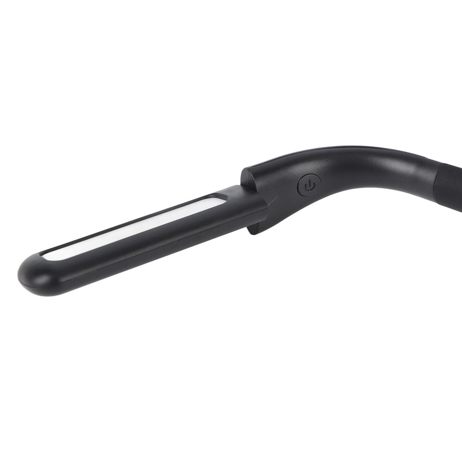 Neck Reading Light Color Brightness Adjustable Flexible Hands Free LED Book Light for Camping Repairing Black