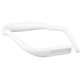 Neck Reading Light Color Brightness Adjustable Flexible Hands Free LED Book Light for Camping Repairing White - 45-Degree Angle
