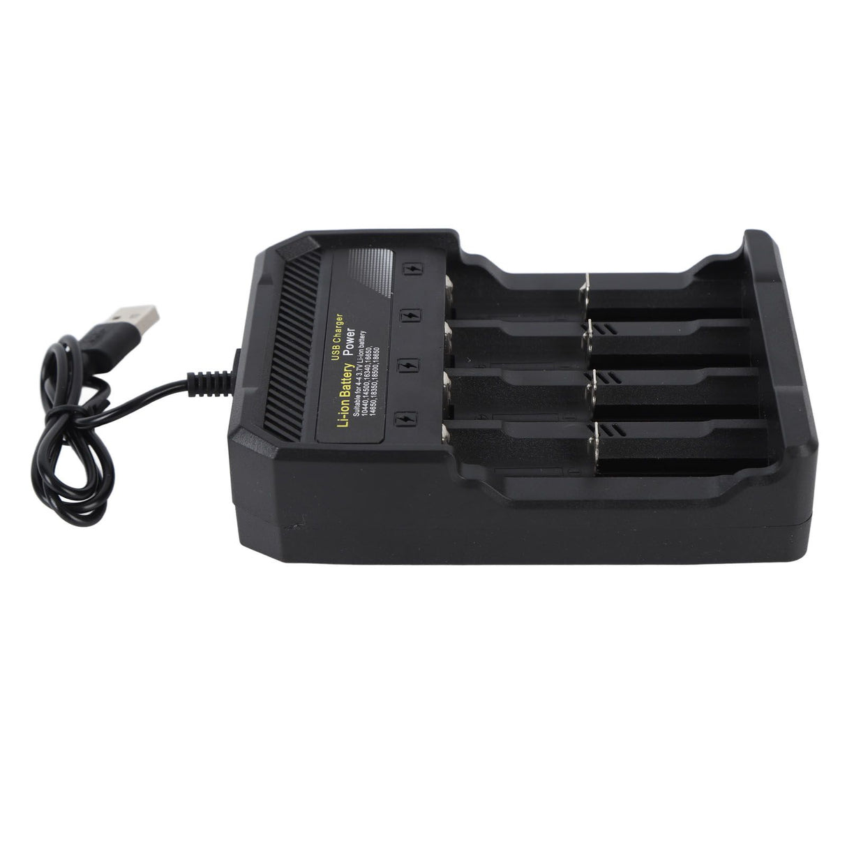 18650 Battery Charger Independent Charging 4 Bay Universal Smart Battery Charger for 10440 14500 16340 16650 14650 18350 18500 18650 Lithium Li Ion Batteries