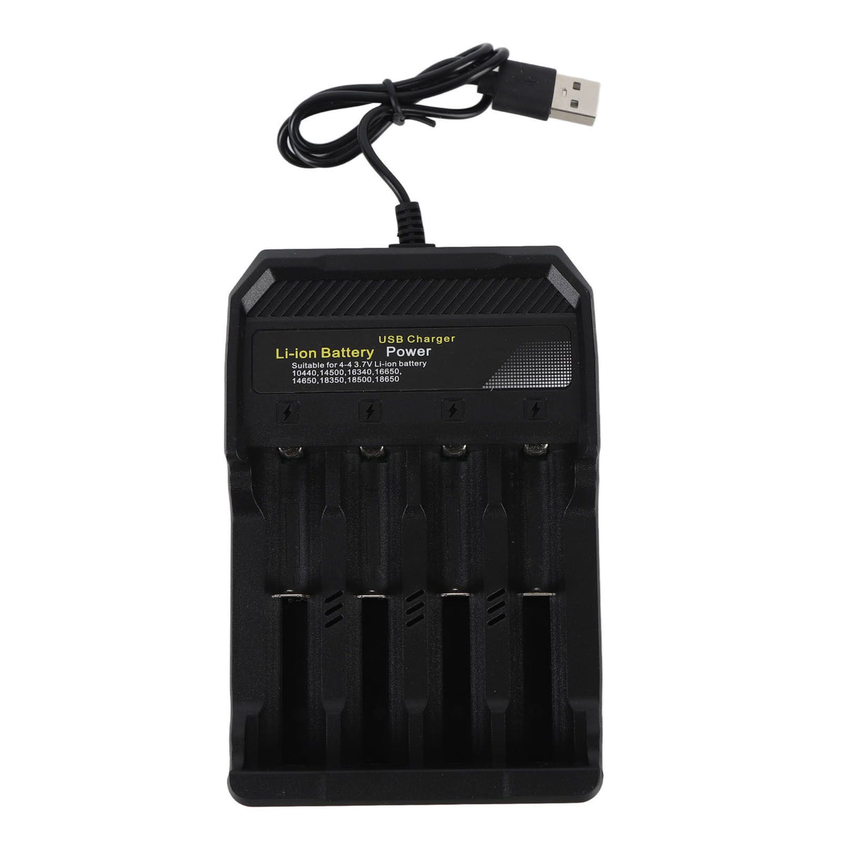 18650 Battery Charger Independent Charging 4 Bay Universal Smart Battery Charger for 10440 14500 16340 16650 14650 18350 18500 18650 Lithium Li Ion Batteries