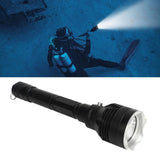 Scuba Diving Flashlight 8000LM LED IPX8 Waterproof Diving Torch Flashlight with 3 Lighting Modes for Underwater Activities
