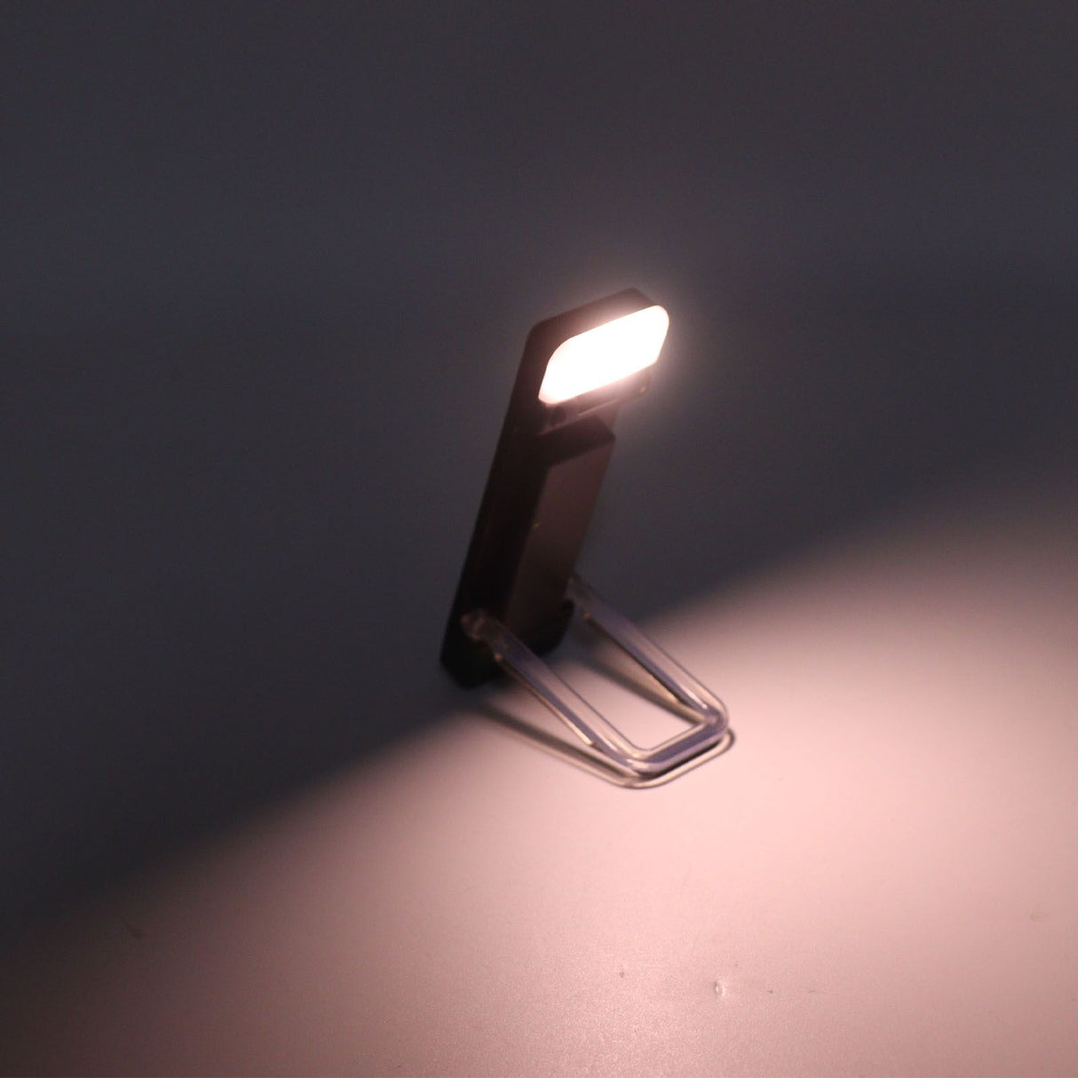 Clip On Book Light Multipurpose Ultrathin Mini 3 Levels Brightness USB Rechargeable Book Reading Light Black