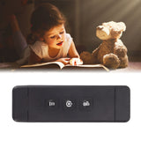 Clip On Book Light Multipurpose Ultrathin Mini 3 Levels Brightness USB Rechargeable Book Reading Light Black