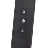 Clip On Book Light Multipurpose Ultrathin Mini 3 Levels Brightness USB Rechargeable Book Reading Light Black