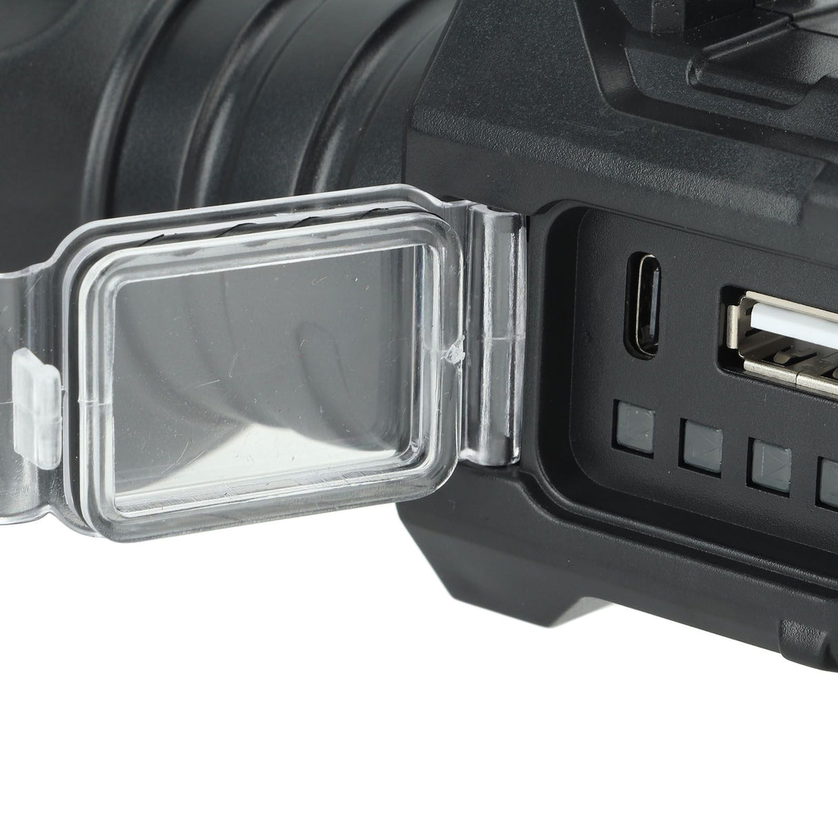 W590 Rechargeable Spotlight Handheld Lamp Strong Light Searchlight USB Chargeable Strong Light Handheld Flashlight White Light