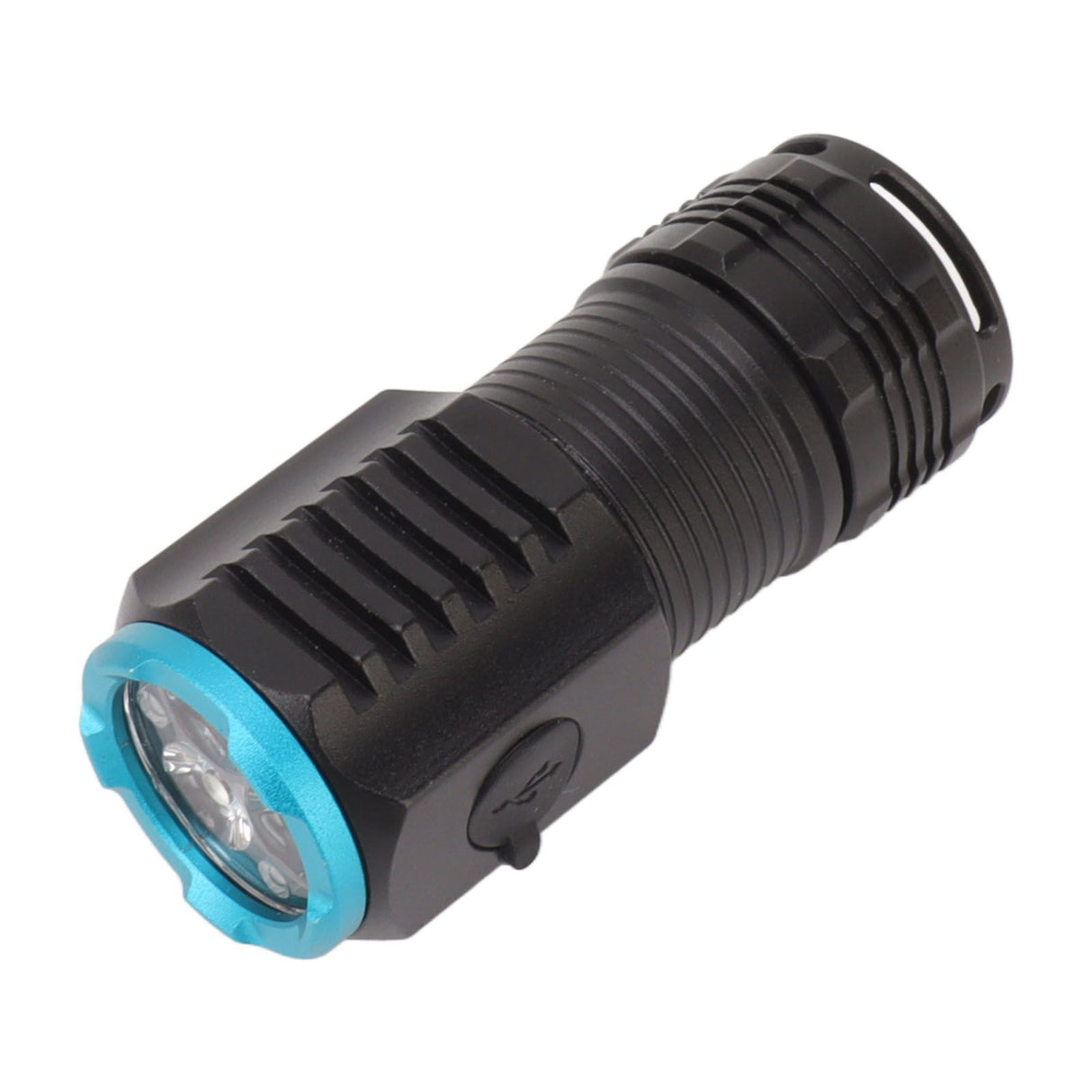 Mini Powerful Flashlight High Luminous Flux 2000lm Bright USB C Rechargeable LED 6 Modes IPX4 Waterproof Tail Magnet