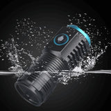 Mini Powerful Flashlight High Luminous Flux 2000lm Bright USB C Rechargeable LED 6 Modes IPX4 Waterproof Tail Magnet - Extra Image