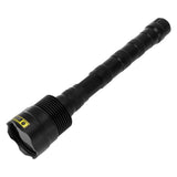365nm UV Flashlight High Power Black Filter Handheld Ultraviolet Light for Identification Detection - Low Angle