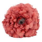 Feather Table Lamp Stepless Dimming USB Charging Touch Control LED Table Lamp for Bedroom Cafe Wine Red - Extra Image