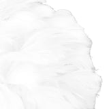 Feather Table Lamp USB Type C 5V Touch Control Stepless Dimming LED Table Lamp for Bedroom Cafe White