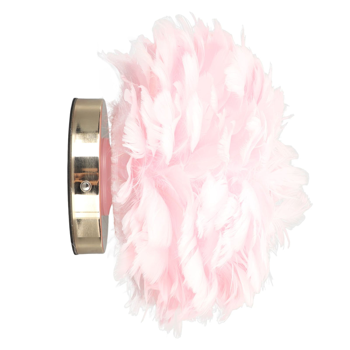 Feather Table Lamp USB Type C 5V Touch Control Stepless Dimming LED Table Lamp for Bedroom Cafe Pink