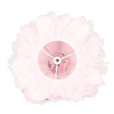 Feather Table Lamp USB Type C 5V Touch Control Stepless Dimming LED Table Lamp for Bedroom Cafe Pink - Extra Image