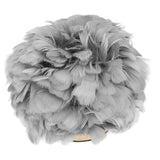 Feather Table Lamp USB Type C 5V Touch Control Stepless Dimming LED Table Lamp for Bedroom Cafe Grey - Extra Image