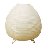 Rice Paper Lantern Lamp Soft Warm Light Home Decoration Modern Standing Bedside Table Lamp for Cafe Bedroom