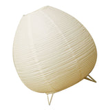 Rice Paper Lantern Lamp Soft Warm Light Home Decoration Modern Standing Bedside Table Lamp for Cafe Bedroom