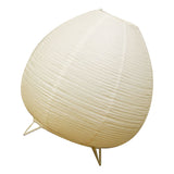 Rice Paper Lantern Lamp Soft Warm Light Home Decoration Modern Standing Bedside Table Lamp for Cafe Bedroom - Top-Down View
