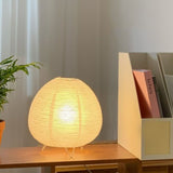 Rice Paper Lantern Lamp Soft Warm Light Home Decoration Modern Standing Bedside Table Lamp for Cafe Bedroom