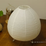 Rice Paper Lantern Lamp Soft Warm Light Home Decoration Modern Standing Bedside Table Lamp for Cafe Bedroom - Extra Image