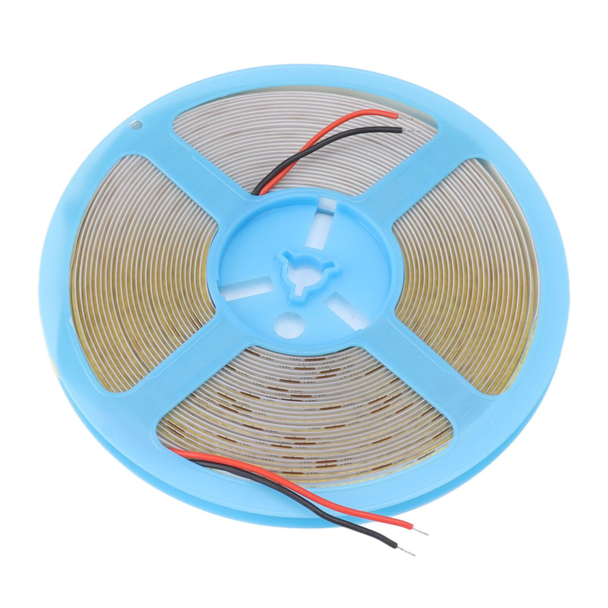 COB LED Strip Light 320LEDs 110lm Adhesive Uniform Natrual Flexible Tape Light for Indoor Home Cabinet 24V 32.8ft 6000K White Light