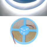 COB LED Strip Light 320LEDs 110lm Adhesive Uniform Natrual Flexible Tape Light for Indoor Home Cabinet 24V 32.8ft 6000K White Light