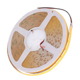 COB LED Strip Light High Brightness Adhesive Flexible Double Row DIY Lamp Strip for Cabinet Car 32.8ft 24V 3000K Warm Light - Front View