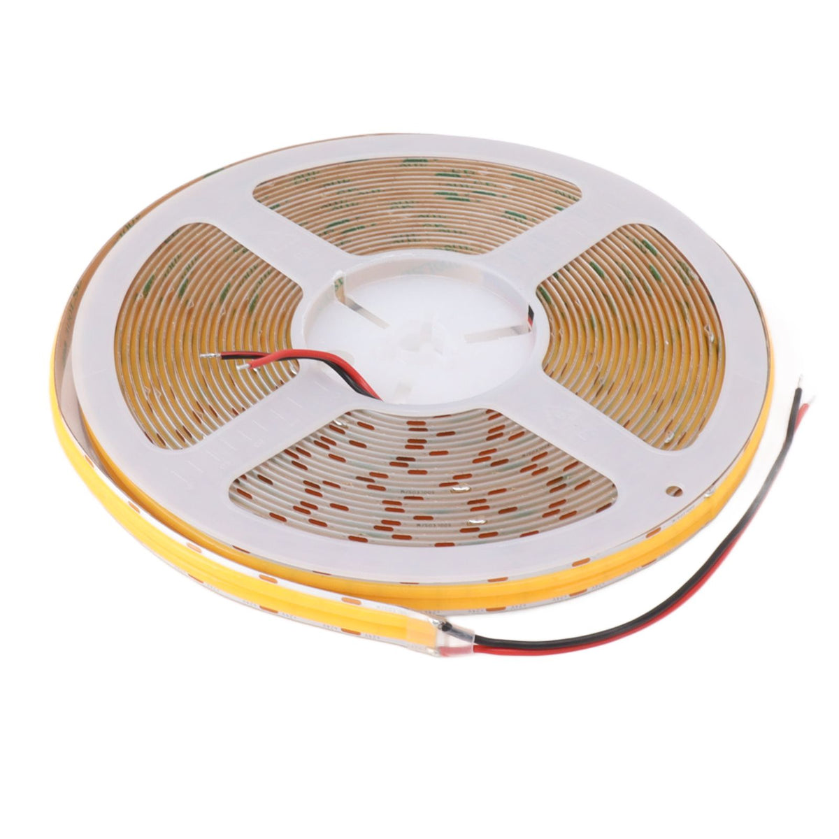 COB LED Strip Light High Brightness Adhesive Flexible Double Row DIY Lamp Strip for Cabinet Car 32.8ft 24V 3000K Warm Light