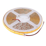 COB LED Strip Light High Brightness Adhesive Flexible Double Row DIY Lamp Strip for Cabinet Car 32.8ft 24V 3000K Warm Light