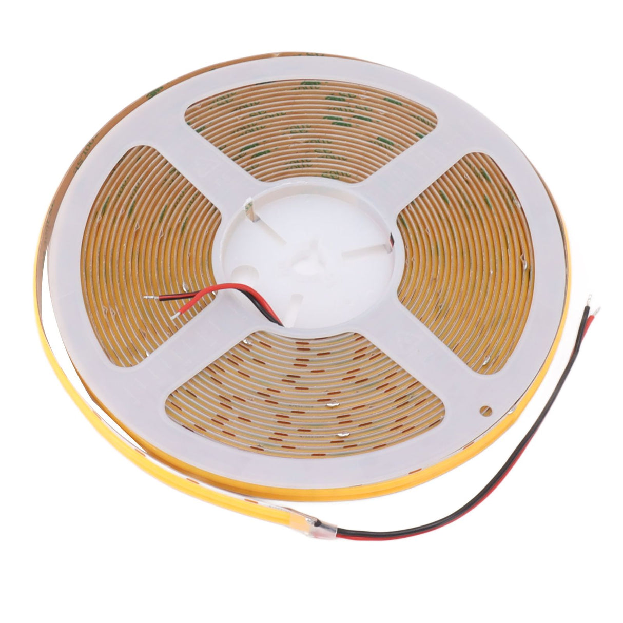 COB LED Strip Light High Brightness Adhesive Flexible Double Row DIY Lamp Strip for Cabinet Car 32.8ft 24V 3000K Warm Light