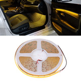 COB LED Strip Light High Brightness Adhesive Flexible Double Row DIY Lamp Strip for Cabinet Car 32.8ft 24V 3000K Warm Light