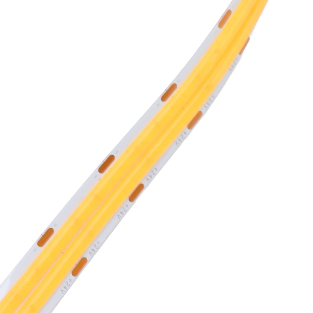 COB LED Strip Light High Brightness Adhesive Flexible Double Row DIY Lamp Strip for Cabinet Car 32.8ft 24V 3000K Warm Light