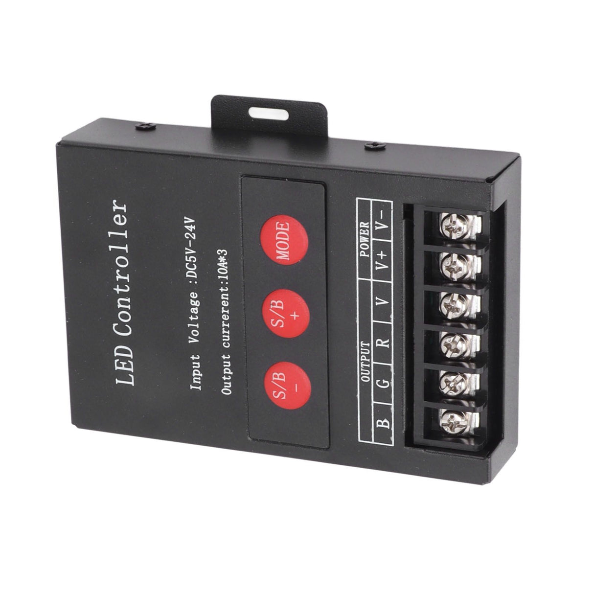 RGB LED Controller High Power Wireless Iron Shell 15 Modes Colorful Light Controller for KTV Hotel Home