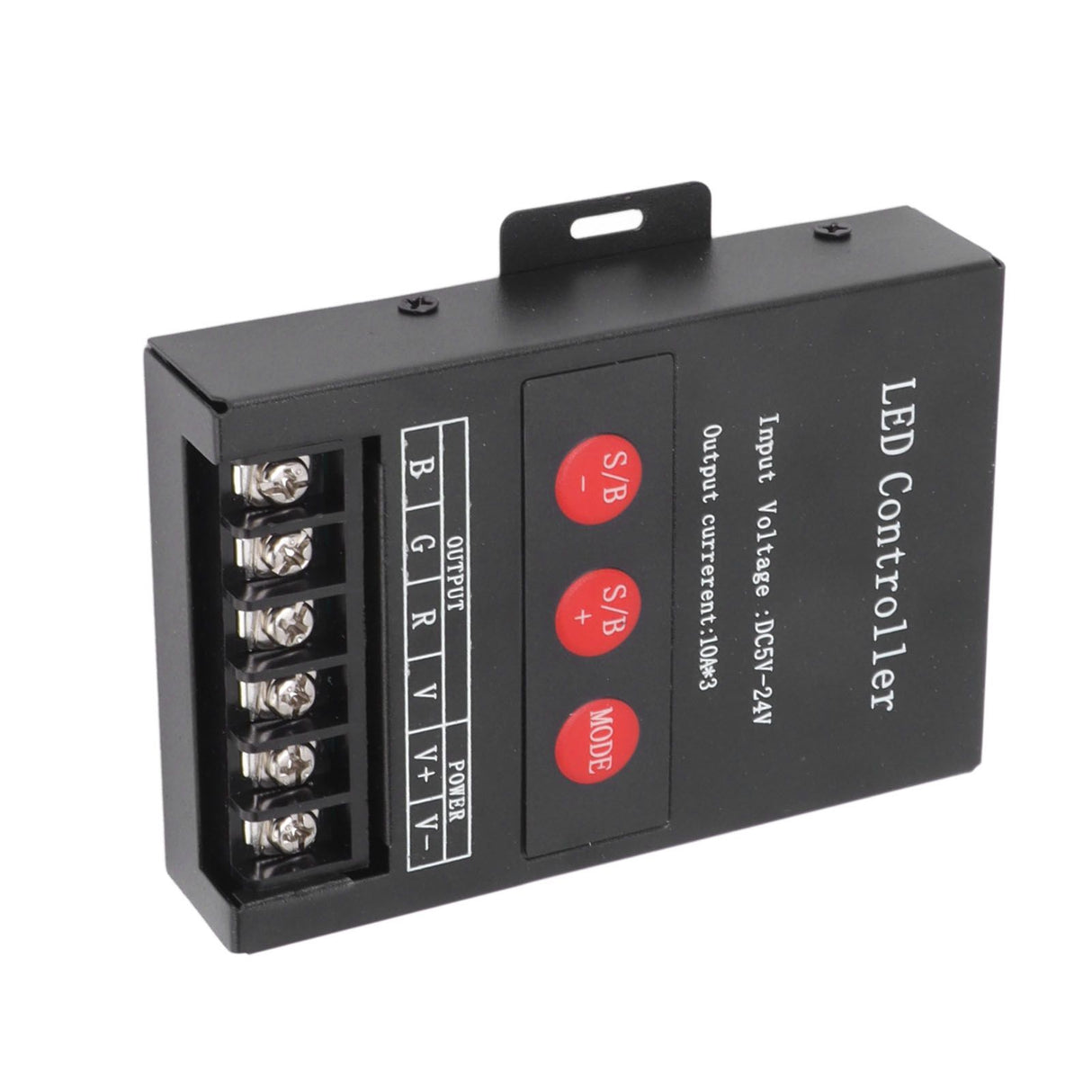 RGB LED Controller High Power Wireless Iron Shell 15 Modes Colorful Light Controller for KTV Hotel Home