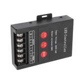 RGB LED Controller High Power Wireless Iron Shell 15 Modes Colorful Light Controller for KTV Hotel Home - Side View
