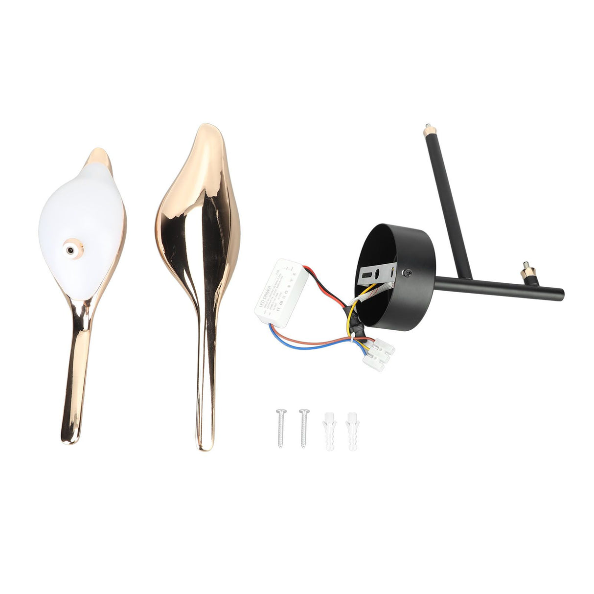 Nordic Bird Wall Lamp 4500K Natural Light Modern Decorative LED Wall Light for Livingroom Bedroom 85‑265V