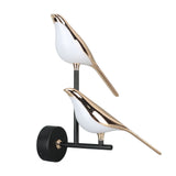 Nordic Bird Wall Lamp 4500K Natural Light Modern Decorative LED Wall Light for Livingroom Bedroom 85‑265V - 45-Degree Angle