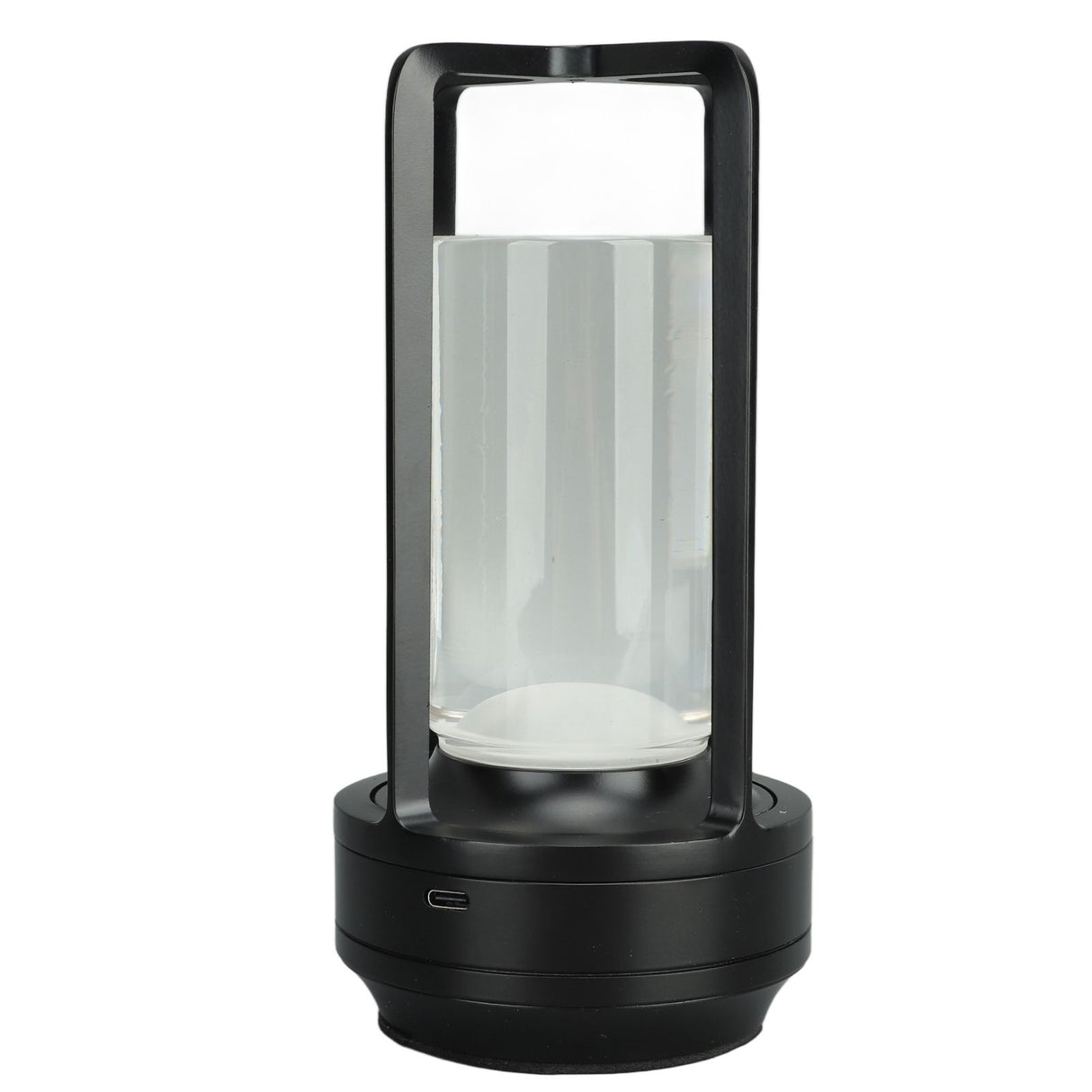Cordless Table Lamp 3 Colors Stepless Dimming LED Table Lamp Rechargeable Touch Lamp Bedside Nightstand Lamp Black