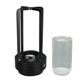 Cordless Table Lamp 3 Colors Stepless Dimming LED Table Lamp Rechargeable Touch Lamp Bedside Nightstand Lamp Black - Close-Up Angle