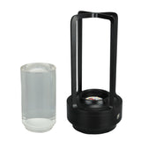 Cordless Table Lamp 3 Colors Stepless Dimming LED Table Lamp Rechargeable Touch Lamp Bedside Nightstand Lamp Black - Low Angle
