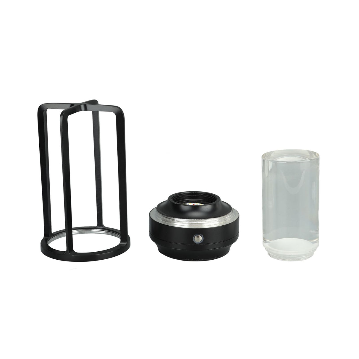 Cordless Table Lamp 3 Colors Stepless Dimming LED Table Lamp Rechargeable Touch Lamp Bedside Nightstand Lamp Black