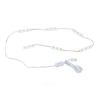 LED Makeup Mirror Light Strip Touch Eye Friendly 6 Rows 18 Lights Adjustable LED Light Strip Warm White